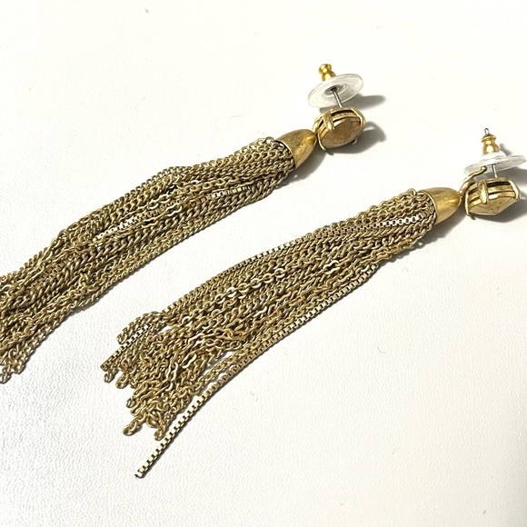 Stella & Dot Fringe Earrings - Picture 2 of 3